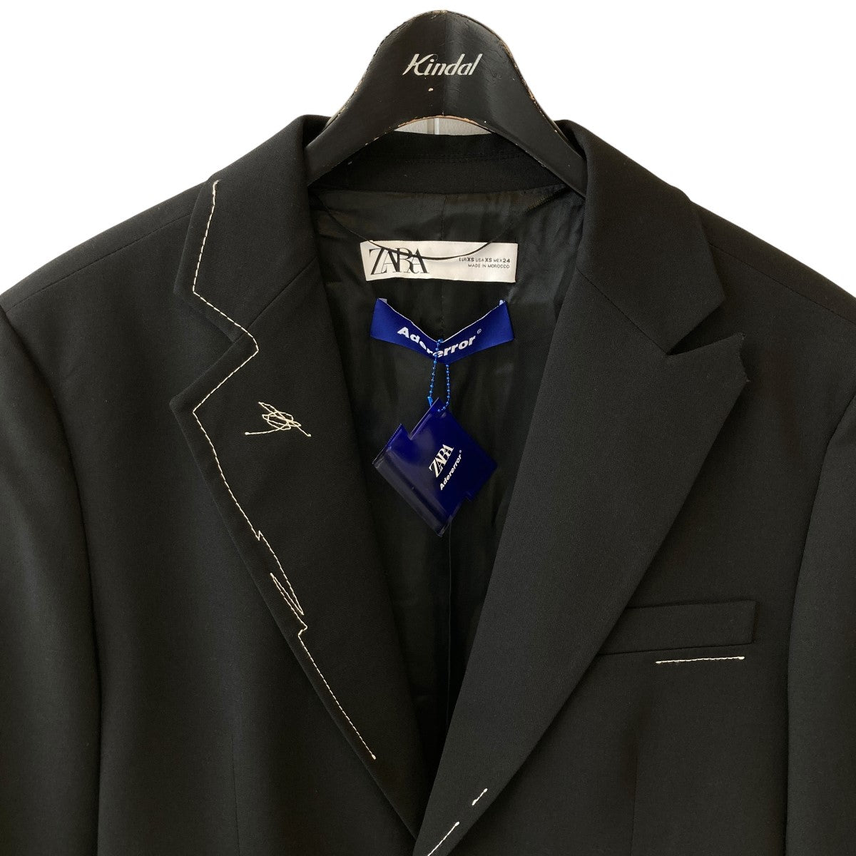 ZARA×ADER error テーラードジャケット ブラック サイズ XS｜【公式  