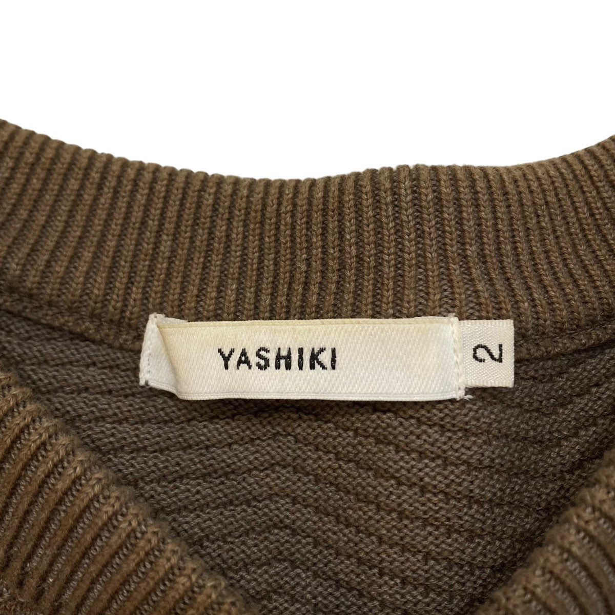 YASHIKI(ヤシキ) Ginrei Knit コットンニットセーター YSK-20AW-KN02