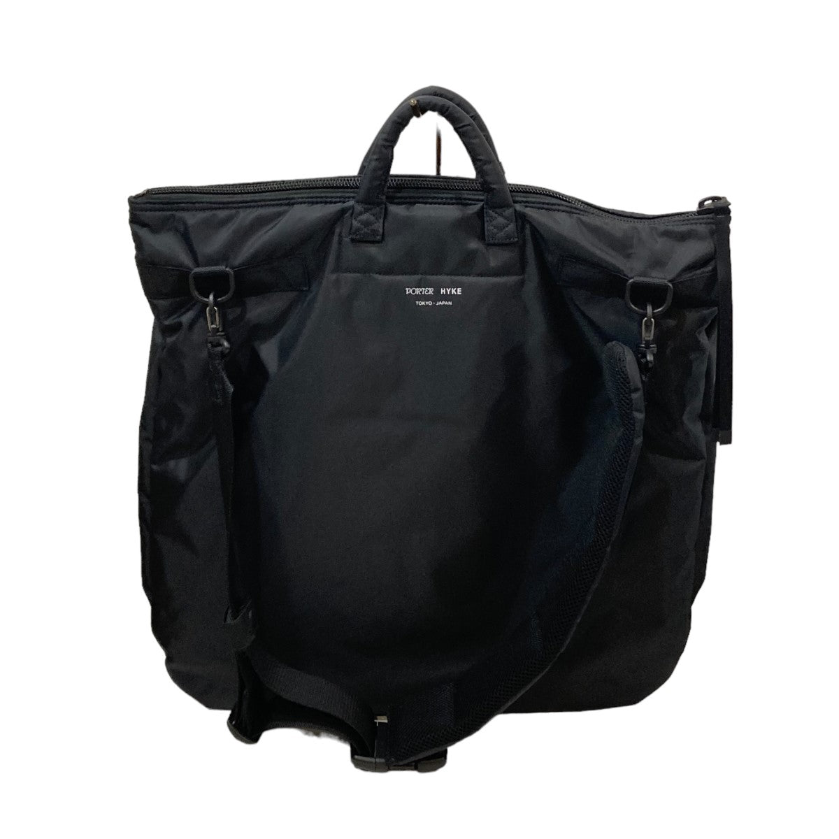 PORTER×HYKE HELMET BAGトートバッグ ブラック｜【公式】カインドオルオンライン ブランド古着・中古通販【kindal】