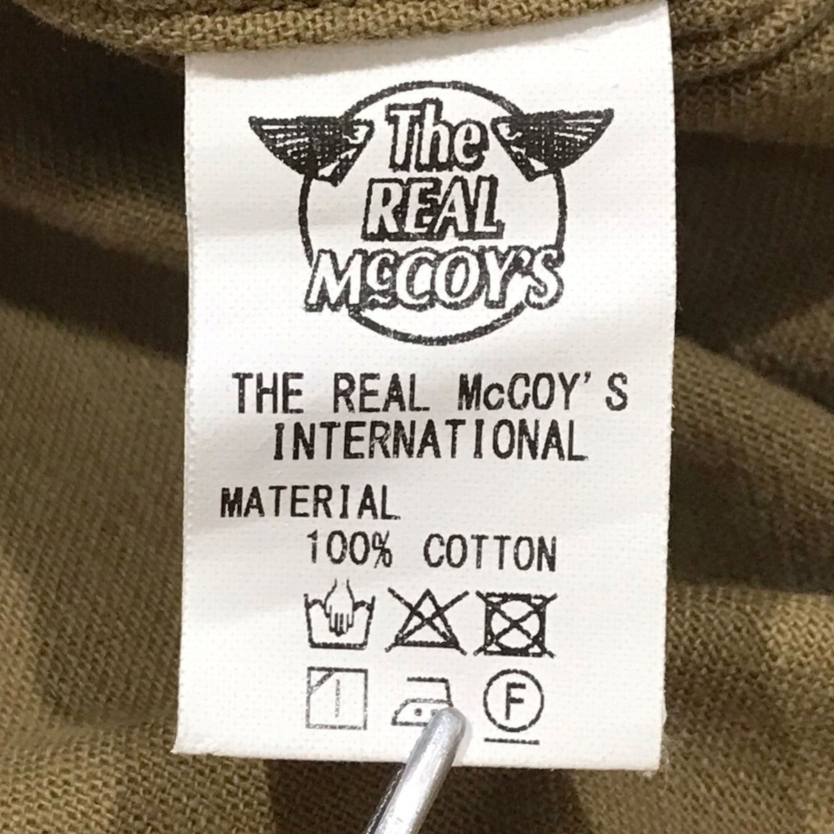 THE REAL McCOY'S(リアルマッコイズ) 長尾でシャツ L／S SHIRTS DOUBLE DIAMOND ダブルダイアモンド カーキ  サイズ 17｜【公式】カインドオルオンライン ブランド古着・中古通販【kindal】