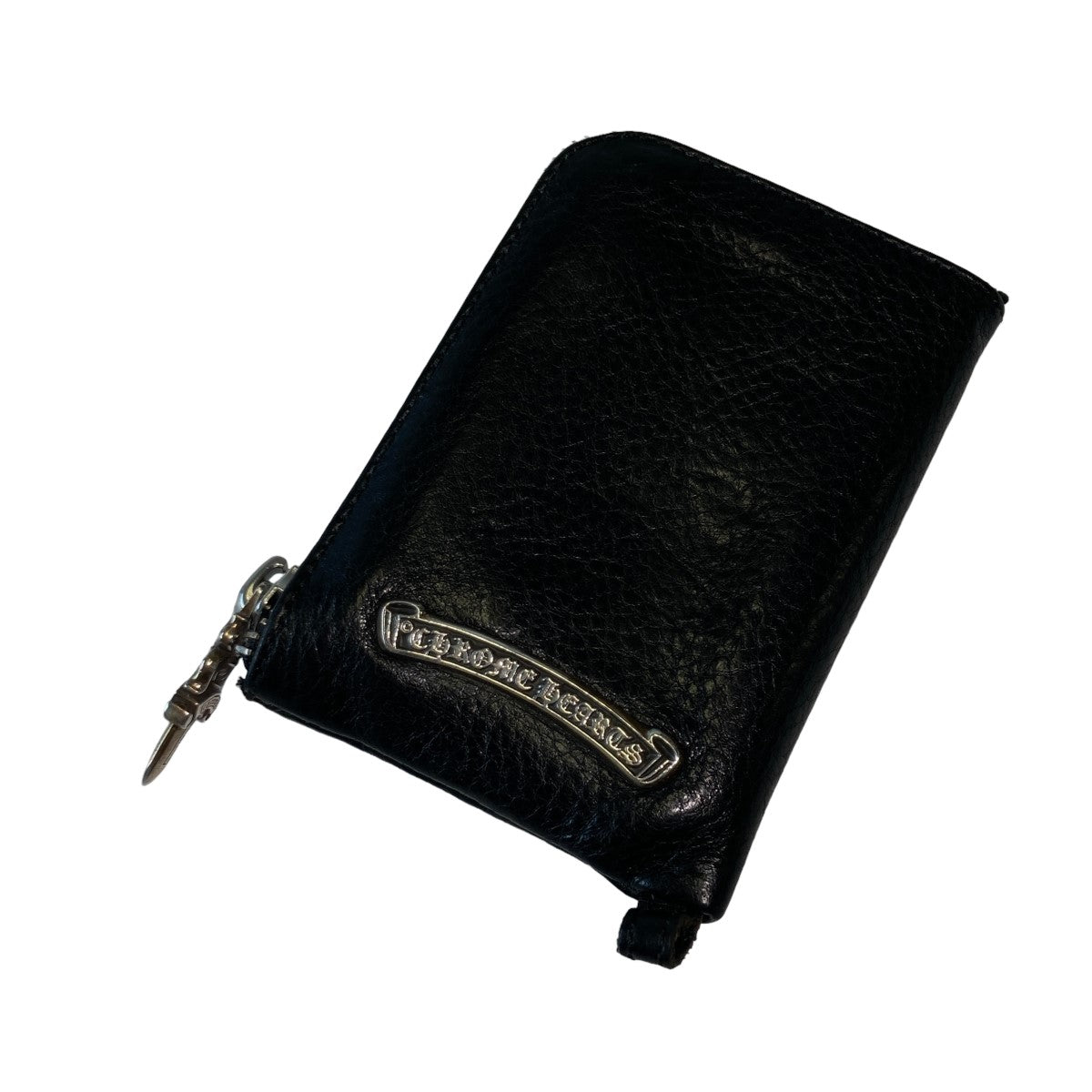 CHROME HEARTS Tiny Zip Wallet Cemetery Cross Patchesコインケース2246-304-4060-0900 の古着・中古アイテム