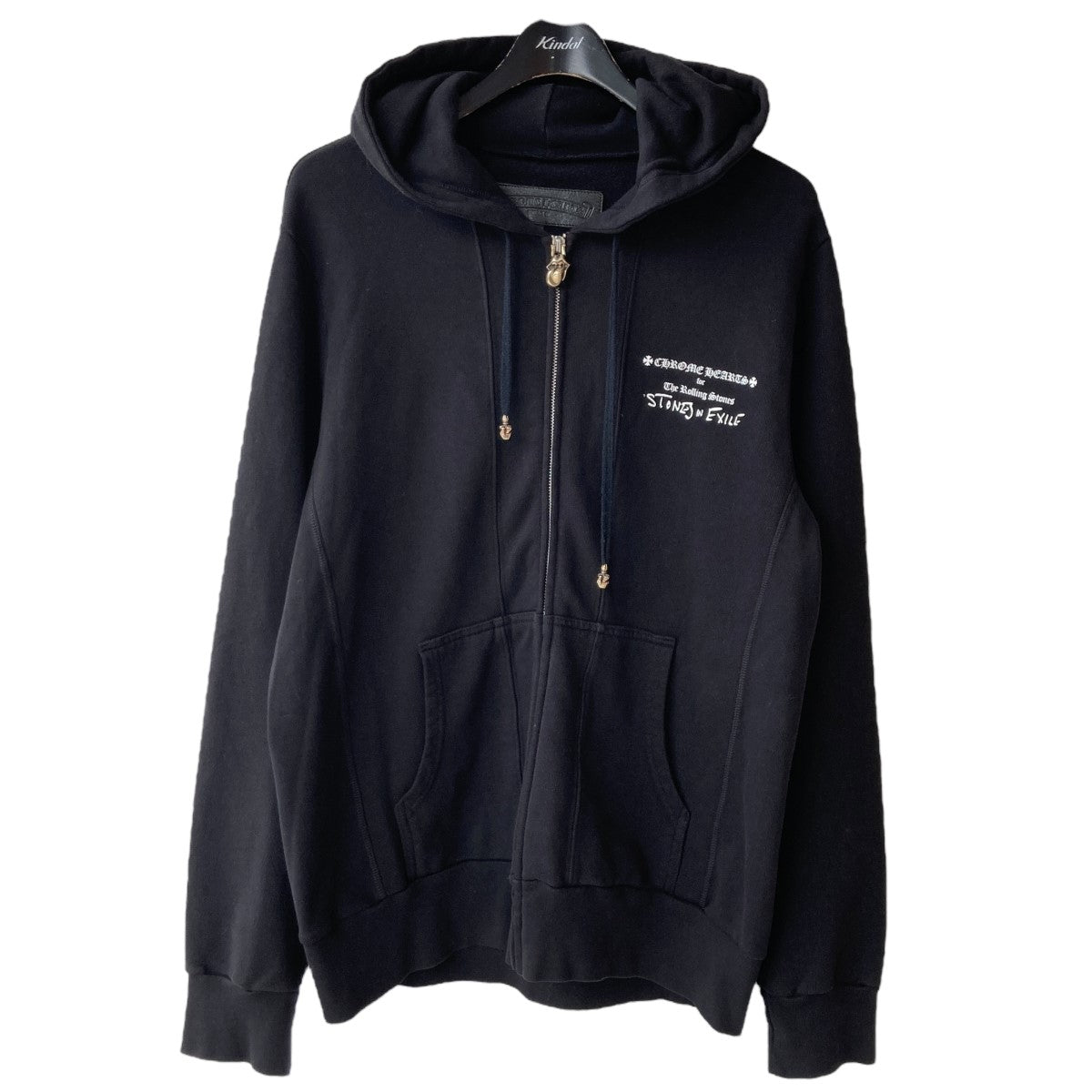 CHROME HEARTS×ROLLING STONES Stones in Exile’ premium zip up hoodieジップアップパーカー2987-304-0123 の古着・中古アイテム