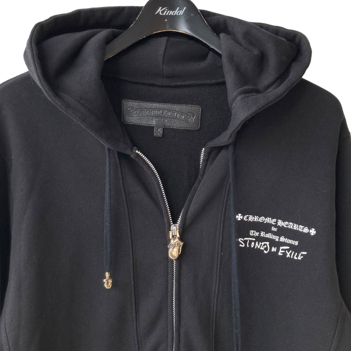 CHROME HEARTS×ROLLING STONES Stones in Exile’ premium zip up hoodieジップアップパーカー2987-304-0123 の古着・中古アイテム