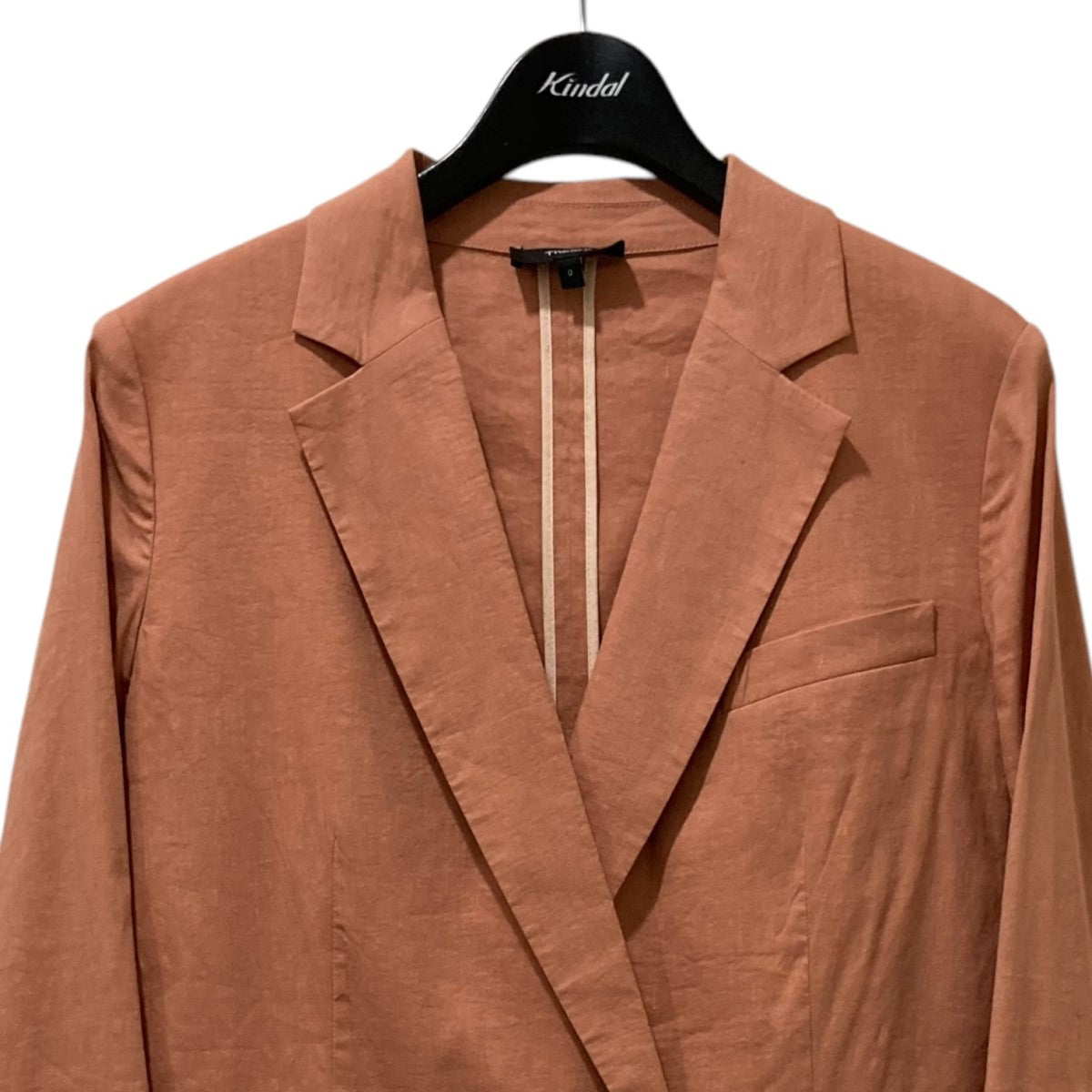 【美品】Theoryセオリー ダブルブレスト テーラードジャケット PIAZZA theory(セオリー) ECO CRUNCH WASH PIAZZA JKT SLダブル