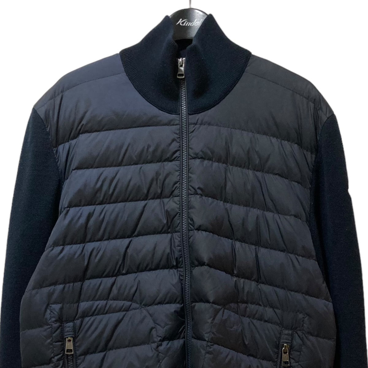 MONCLER(モンクレール) MAGLIONE TRICOT CARDIGAN ダウン切替ニットカーディガン E20919412700