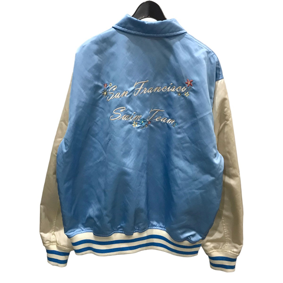 SKOOKUM×MONKEY TIME スタジャン Satin Varsity Jacket サテンバーシティージャケット 8325-499-1478  8325-499-1478 スカイブルー・オフホワイト サイズ XL｜【公式】カインドオルオンライン ブランド古着・中古通販【kindal】