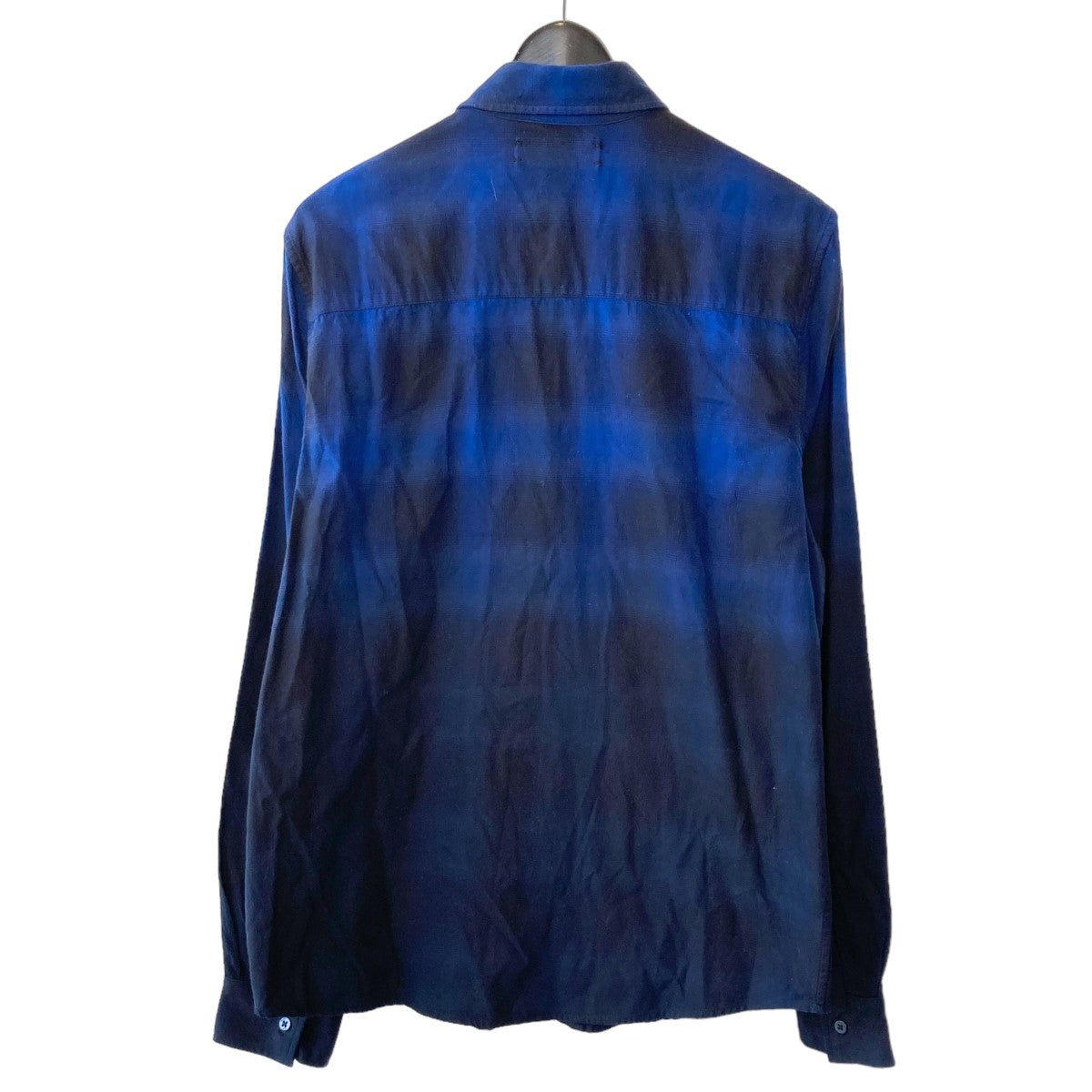 AMIRI(アミリ) Dip Dye Flannel Shirtチェック長袖シャツS0M06121PD