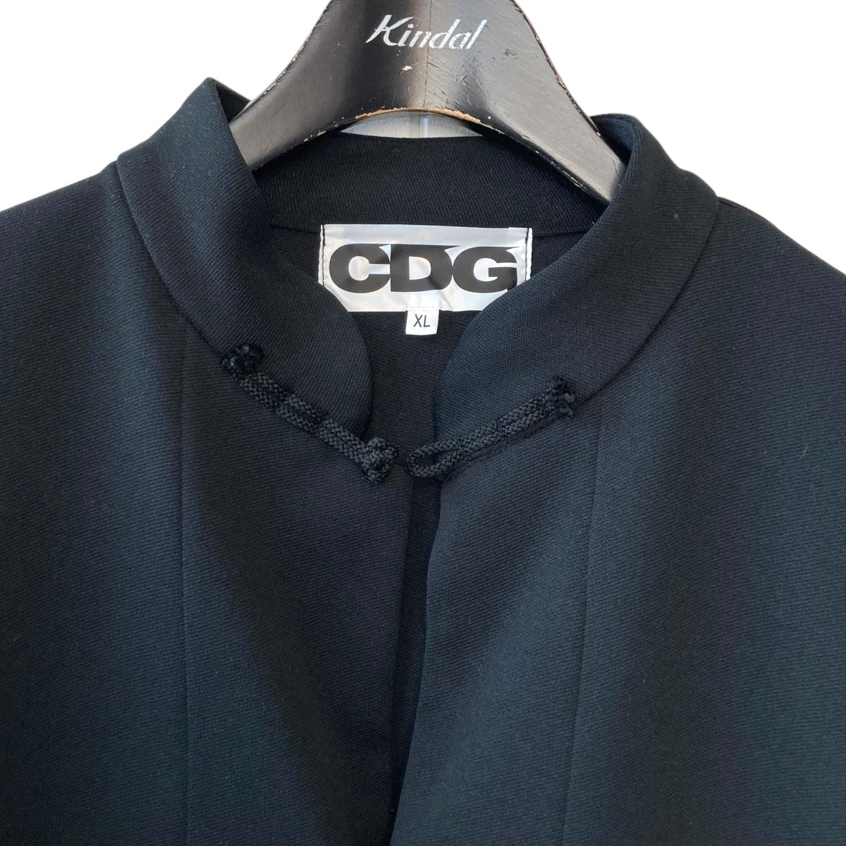 CDG(シーディージー) ポリエステルジャージーチャイナジャケットSZ-J021 SZ-J021 ブラック サイズ  XL｜【公式】カインドオルオンライン ブランド古着・中古通販【kindal】