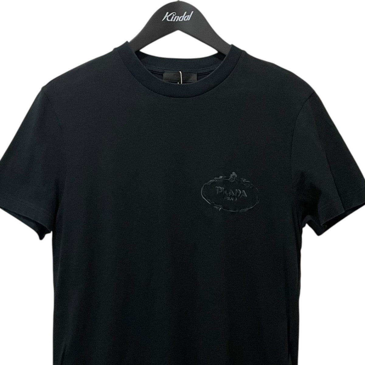 PRADA ロゴ刺繍クルーネックTシャツUJN556 古着・中古-3枚目のアイテム画像