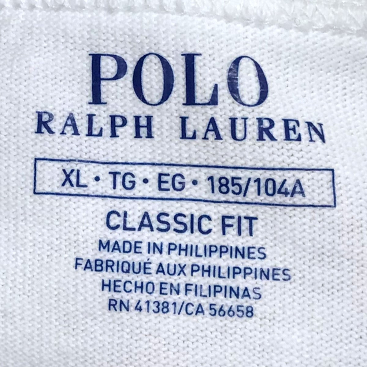 POLO RALPH LAUREN(ポロラルフローレン) Tシャツ Classic Fit Heavyweight Jersey T-Shirt  クラシックフィット ヘビーウェイトジャージーTシャツ 710811284002 710811284002 ホワイト サイズ  L｜【公式】カインドオルオンライン ブランド古着・中古通販【kindal】