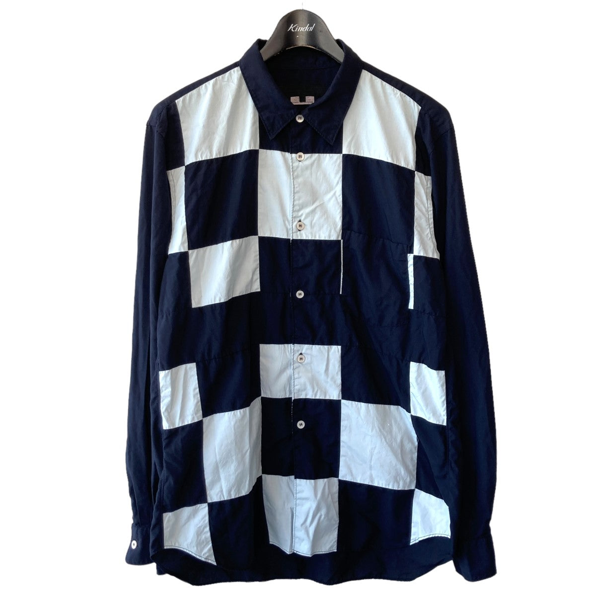 COMME des GARCONS HOMME DEUX 23AWブロックチェック長袖シャツDL-B033 の古着・中古アイテム