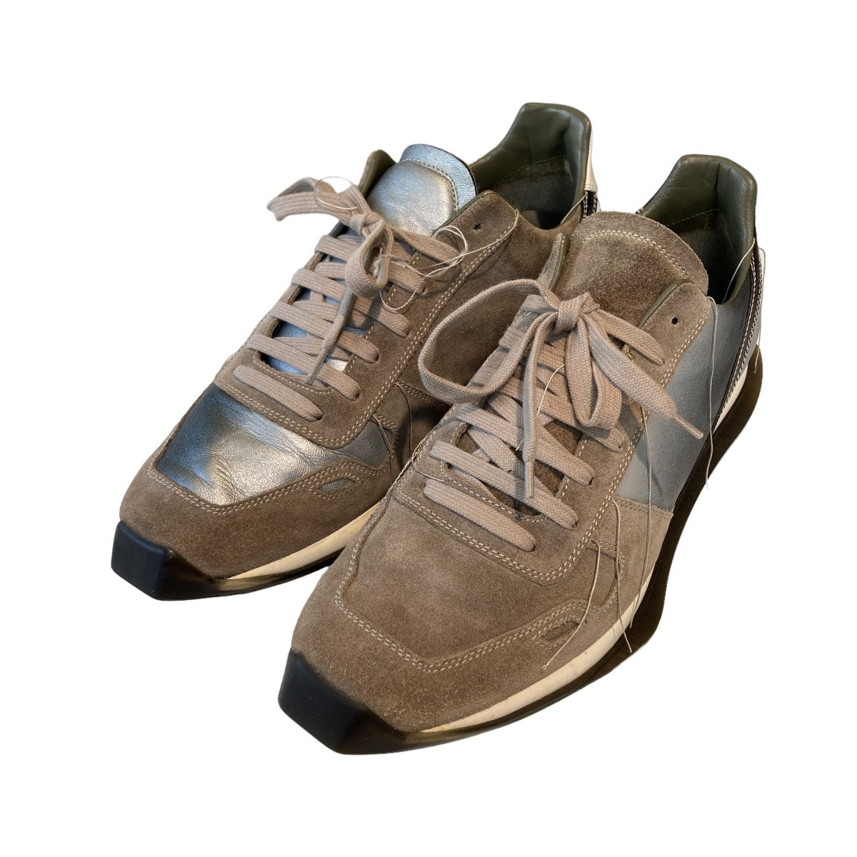 RICK OWENS(リックオウエンス) NEW VINTAGE RUNNER LACE UPスニーカーRU19F4811 RU19F4811 グレー  サイズ 44｜【公式】カインドオルオンライン ブランド古着・中古通販【kindal】