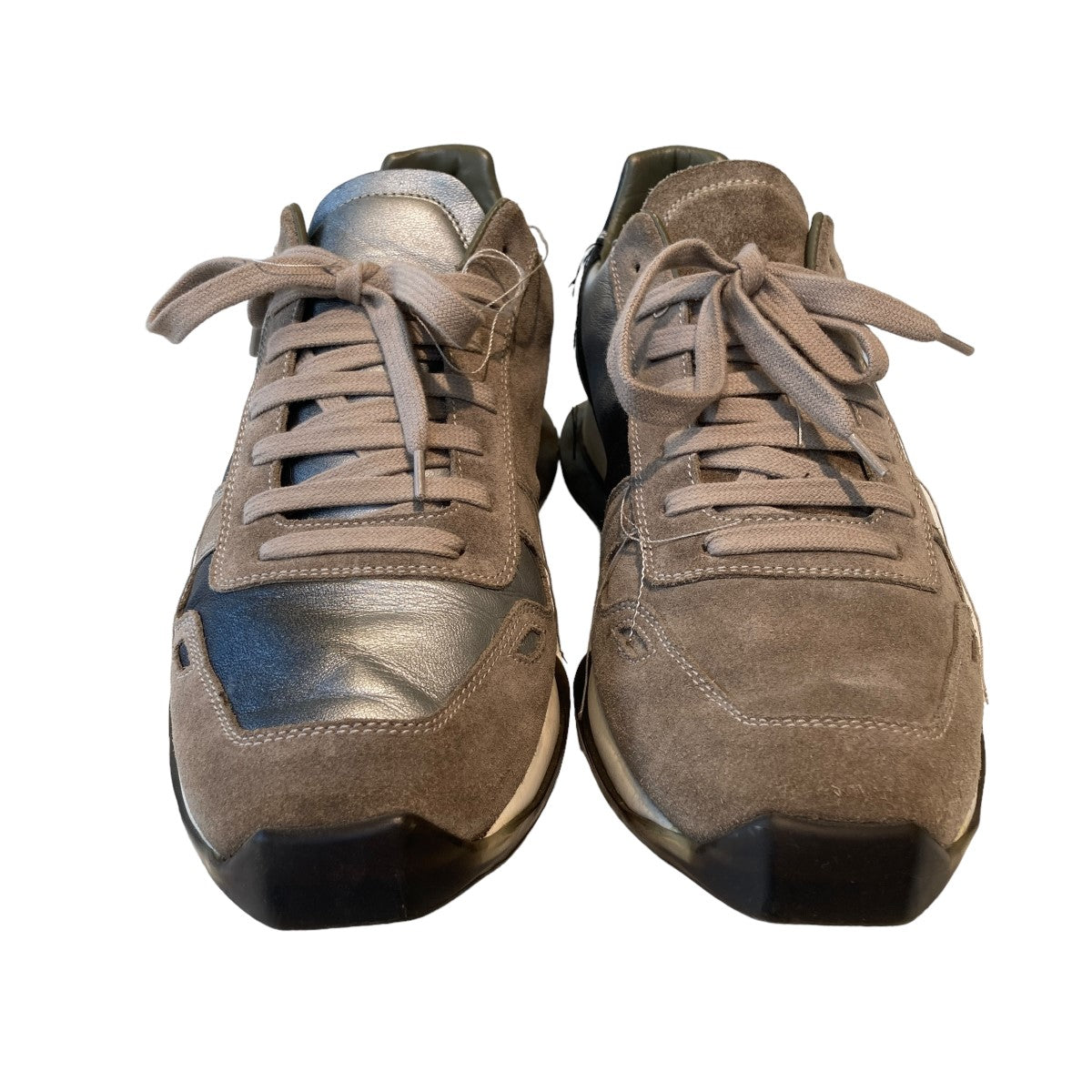 RICK OWENS(リックオウエンス) NEW VINTAGE RUNNER LACE UPスニーカーRU19F4811 RU19F4811 グレー  サイズ 44｜【公式】カインドオルオンライン ブランド古着・中古通販【kindal】