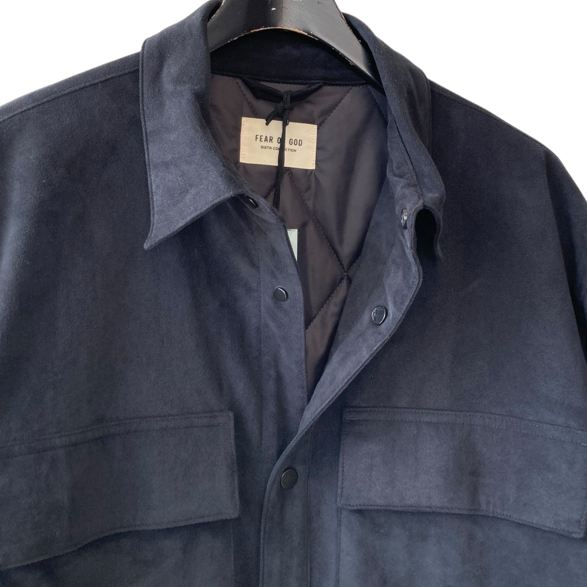 フィアオブゴッドの19AW SIXTH COLLECTION Ultra Suede Shirt Jaket シャツジャケット FG30-011です。 FEAR OF GOD アウター 古着・中古アイテム