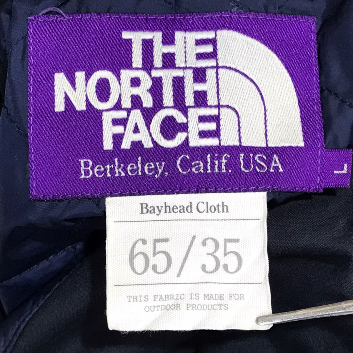 THE NORTHFACE PURPLELABEL(ザノースフェイスパープルレーベル) 中綿ステンカラーコート NY2754N ネイビー サイズ:L メンズ コート 中古・古着