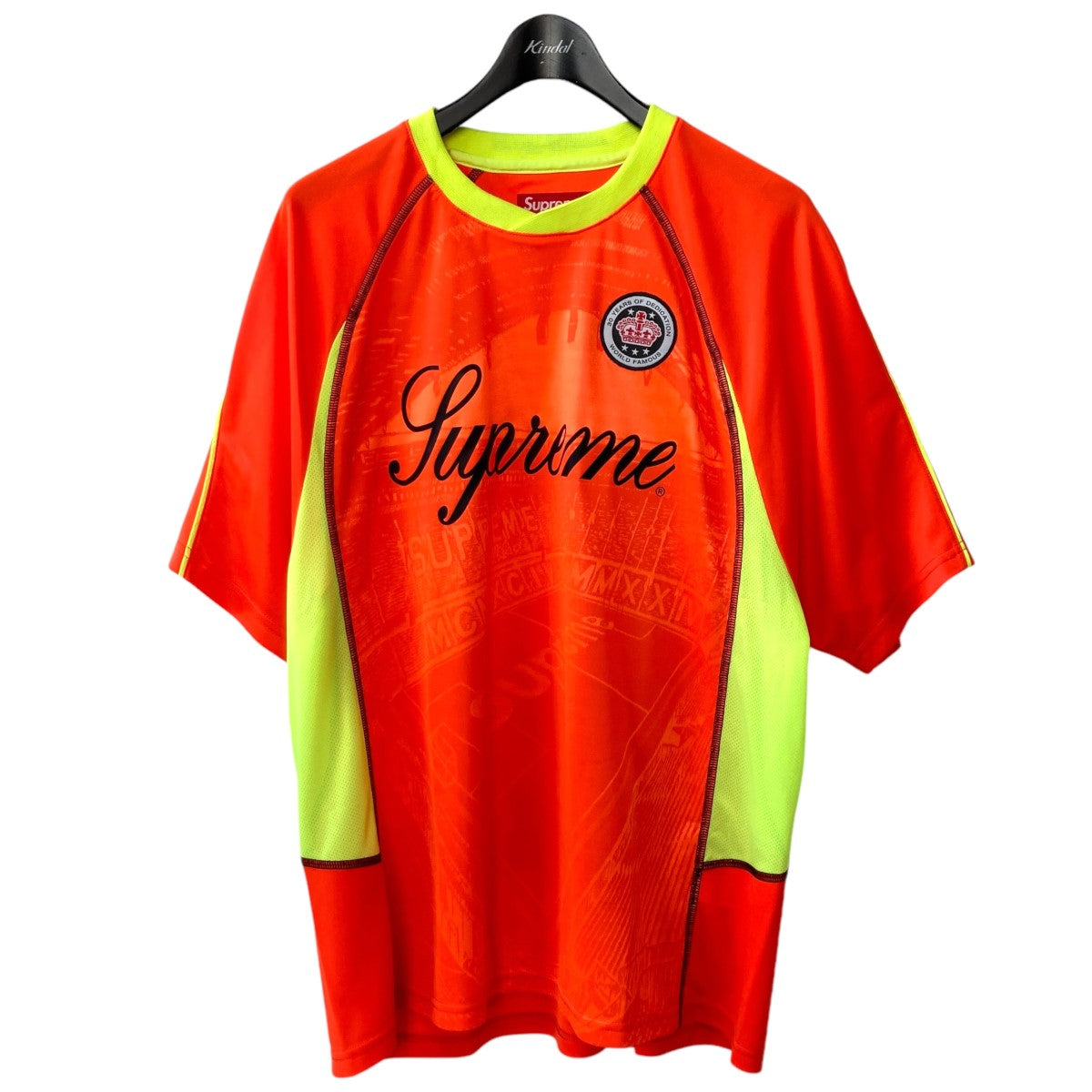 Supreme(シュプリーム) 24SSフットボールTシャツ オレンジ