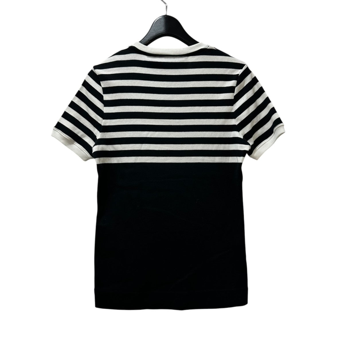 GIVENCHY 4G Striped Cotton T-shirtボーダークルーネックTシャツBW70BF314X 古着・中古-2枚目のアイテム画像