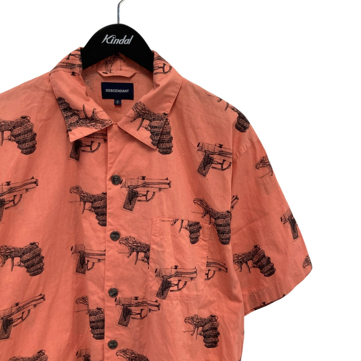 DESCENDANT(ディセンダント) SPLASH TEXTILE SS SHIRTオープンカラー