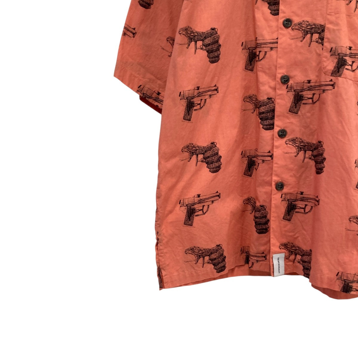 DESCENDANT(ディセンダント) SPLASH TEXTILE SS SHIRTオープンカラー