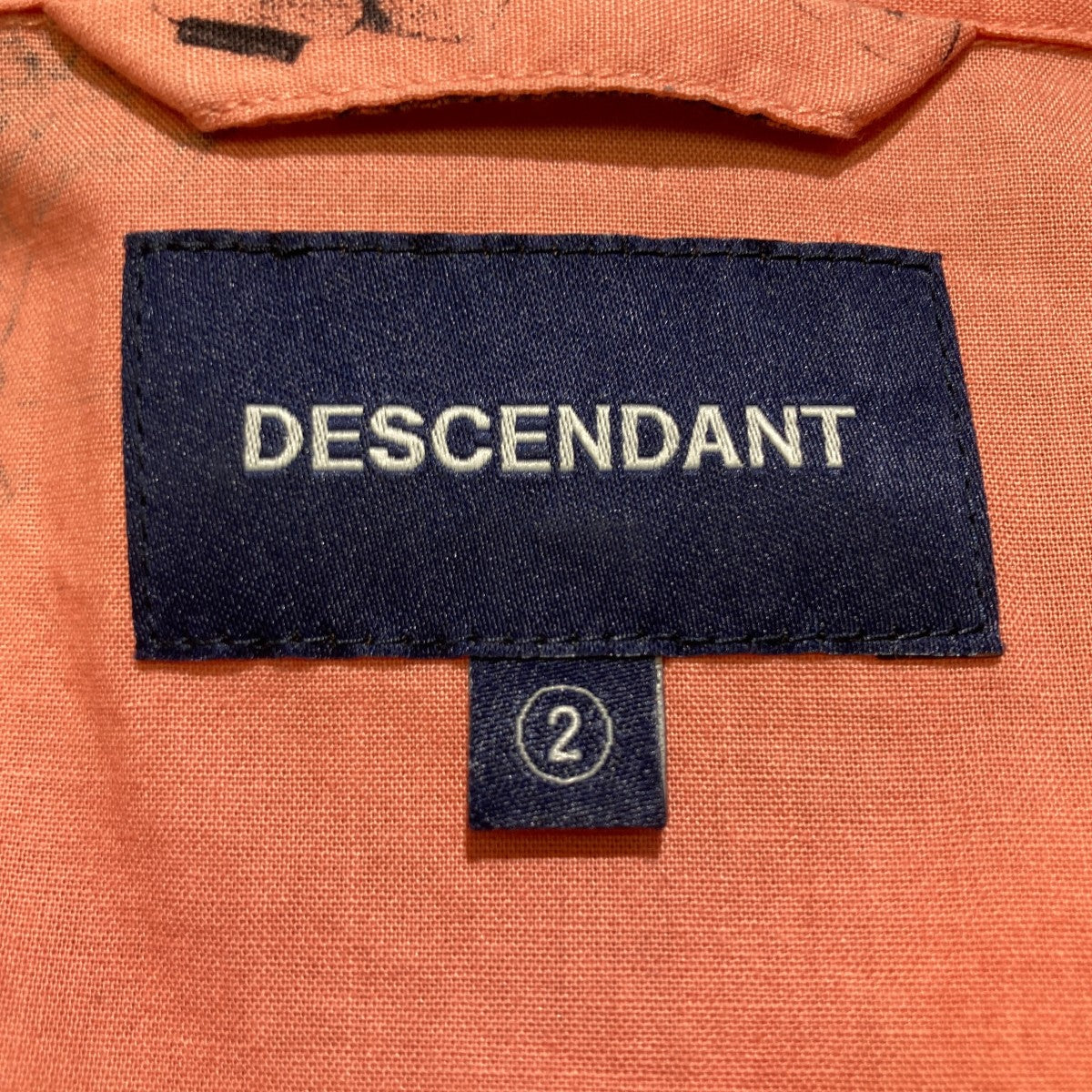 DESCENDANT(ディセンダント) SPLASH TEXTILE SS SHIRTオープンカラー