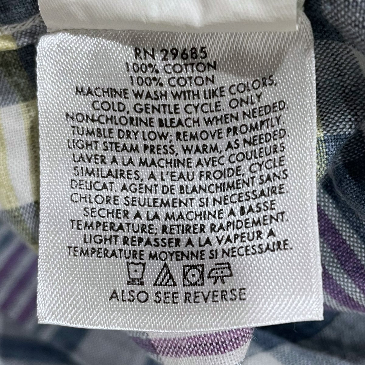 PENDLETON チェック柄半袖ボタンダウンシャツ 古着・中古-6枚目のアイテム画像