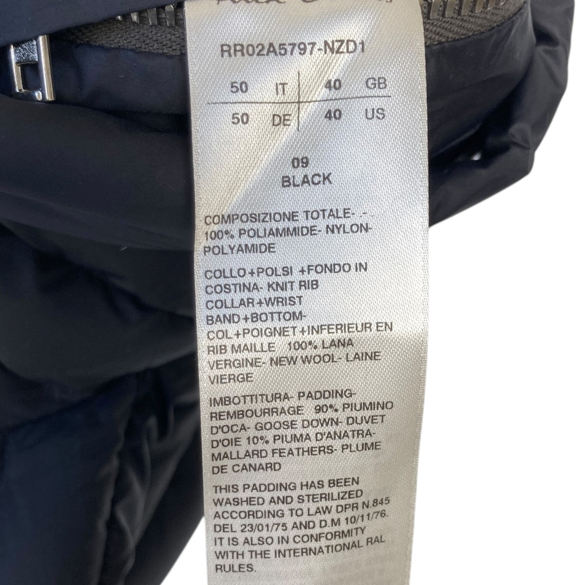 RICK OWENS(リックオウエンス) BomberダウンジャケットRR02A5797 RICK OWENS(リックオウエンス) BomberダウンジャケットRR02A5797