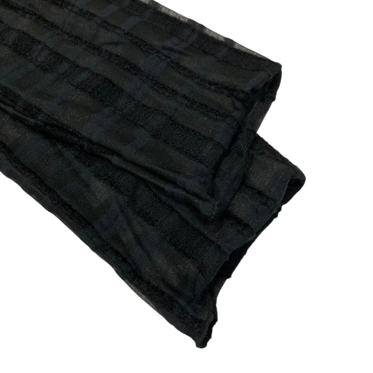 CHANEL シアーチェックカーディガン 古着・中古-4枚目のアイテム画像