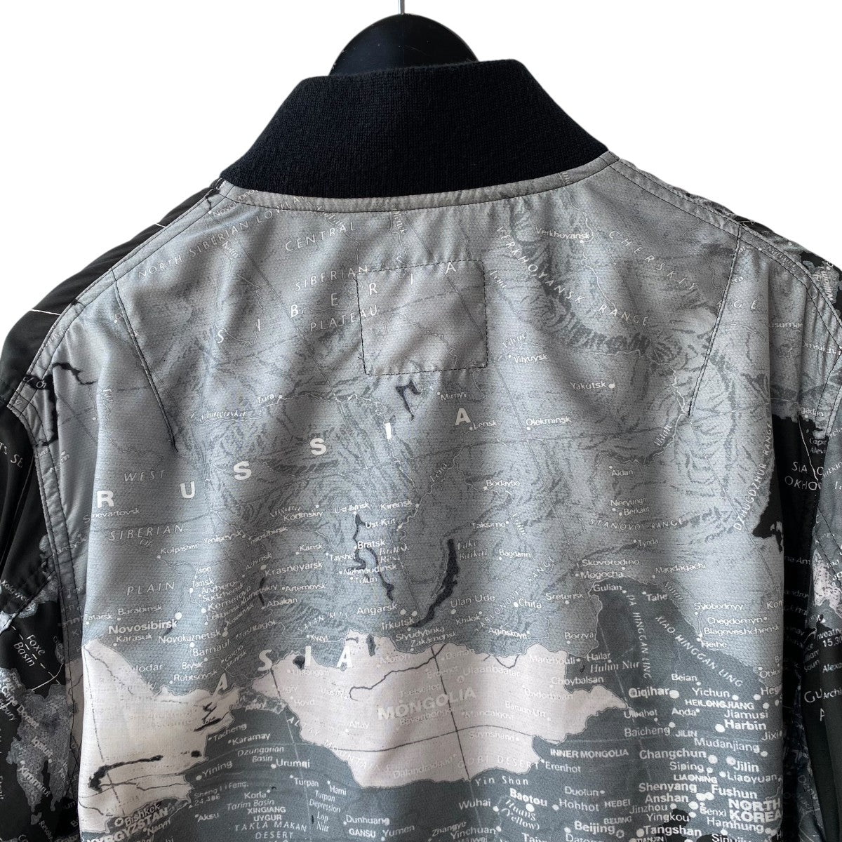sacai(サカイ) WORLD MAP BLOUSON 20-02300M ブラック サイズ 1