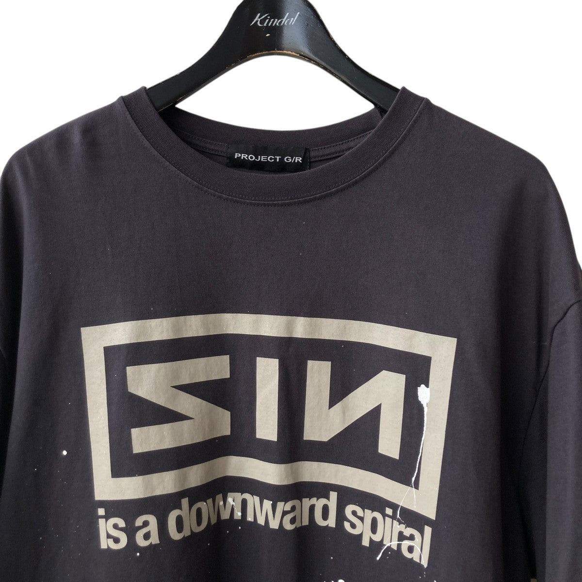 project g／r(プロジェクト ジーアール) SIN WASHED T-SHIRT 大阪限定 