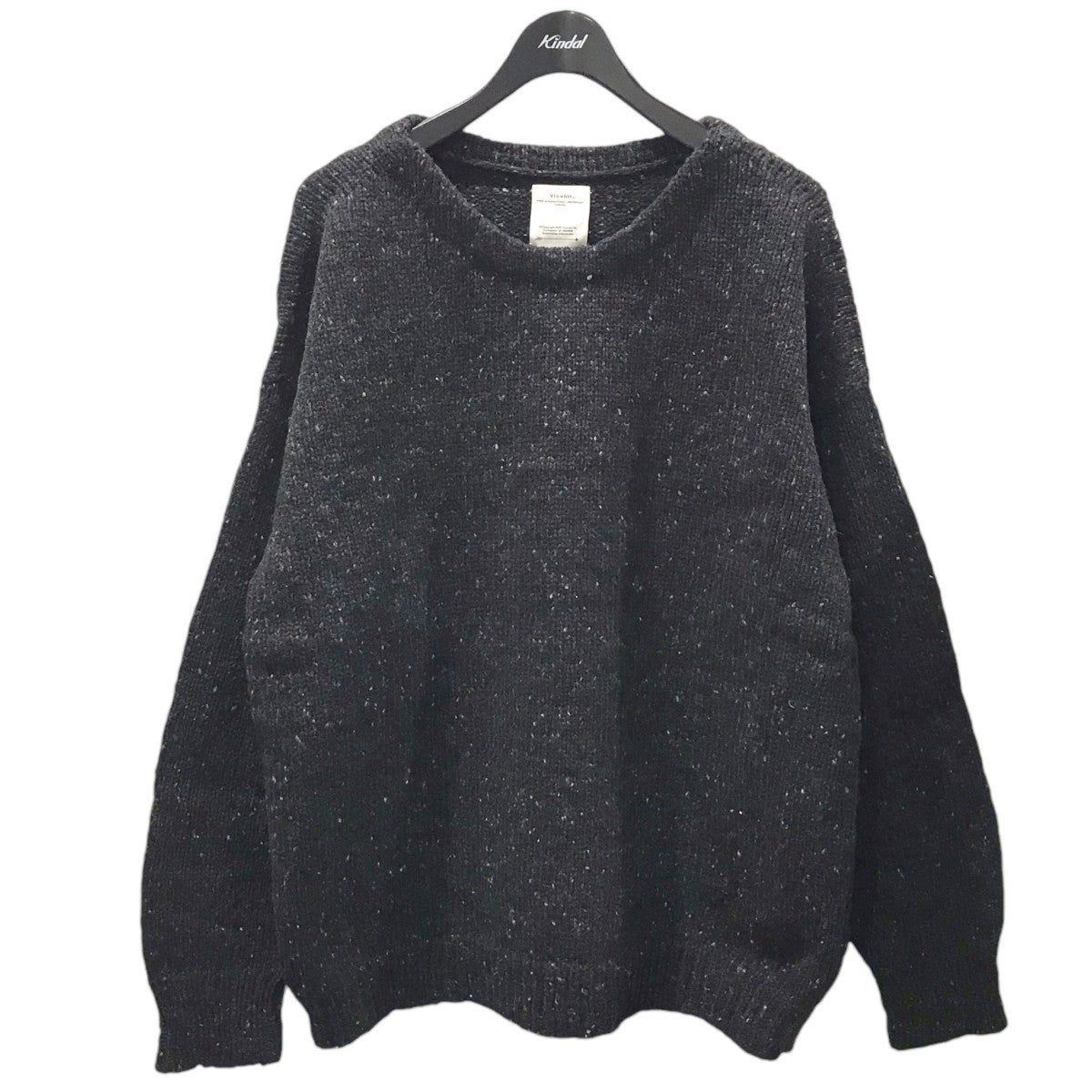 VISVIM(ビズビム) 23AW ニットセーター AMPLUS BOATNECK アンプラス ボートネック 0123205012001  0123205012001 ブラック サイズ 4｜【公式】カインドオルオンライン ブランド古着・中古通販【kindal】