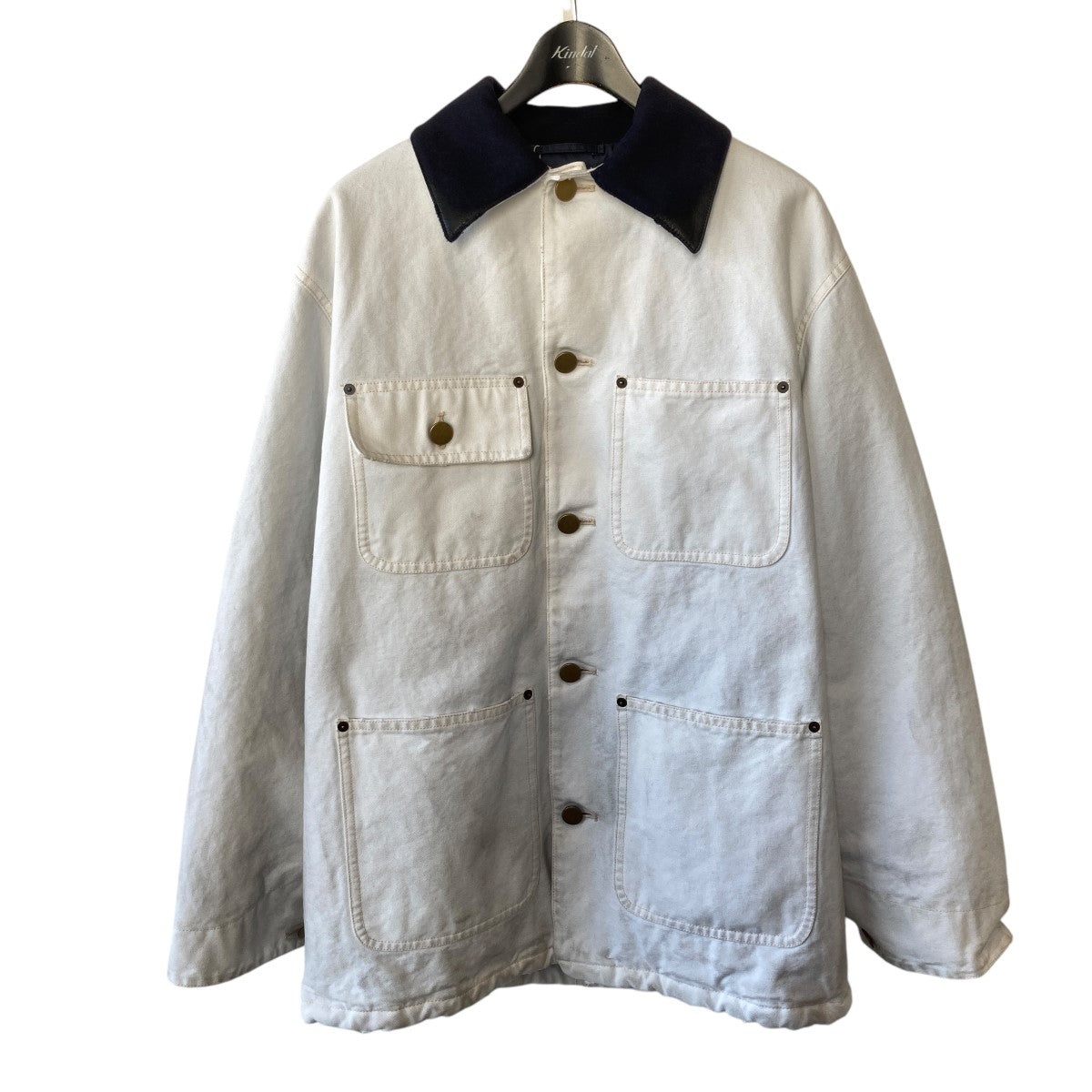 PRADA(プラダ) 24AWCANVAS OLD ダメージ加工ジャケットSGC675