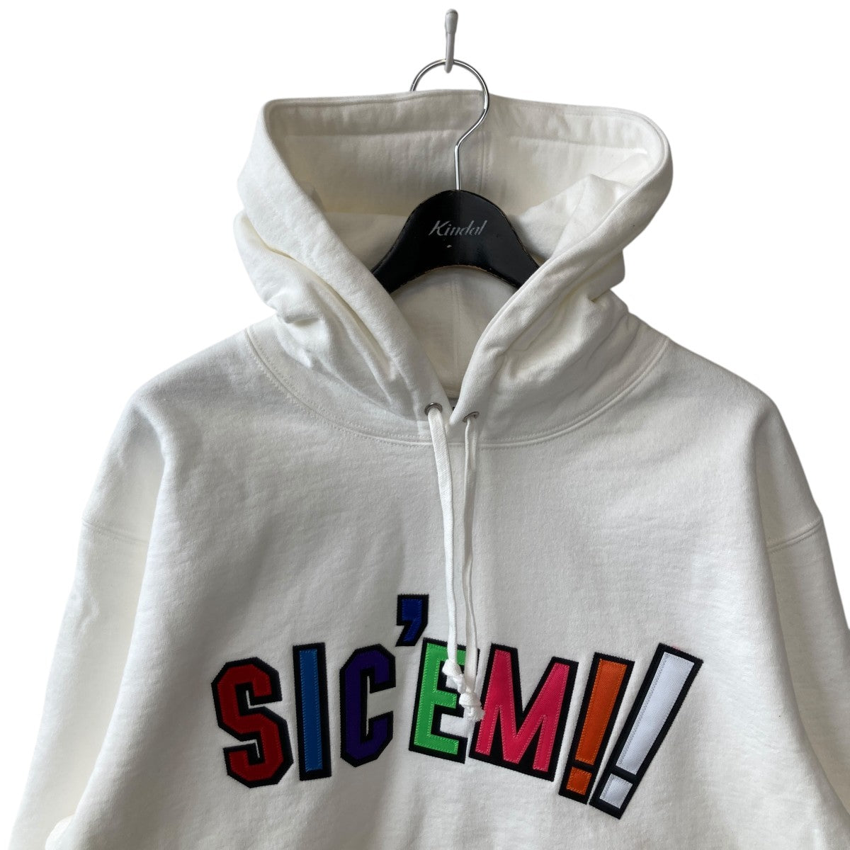 Supreme×WTAPS 21AWSic'em Hooded Sweatshirtパーカー ホワイト サイズ