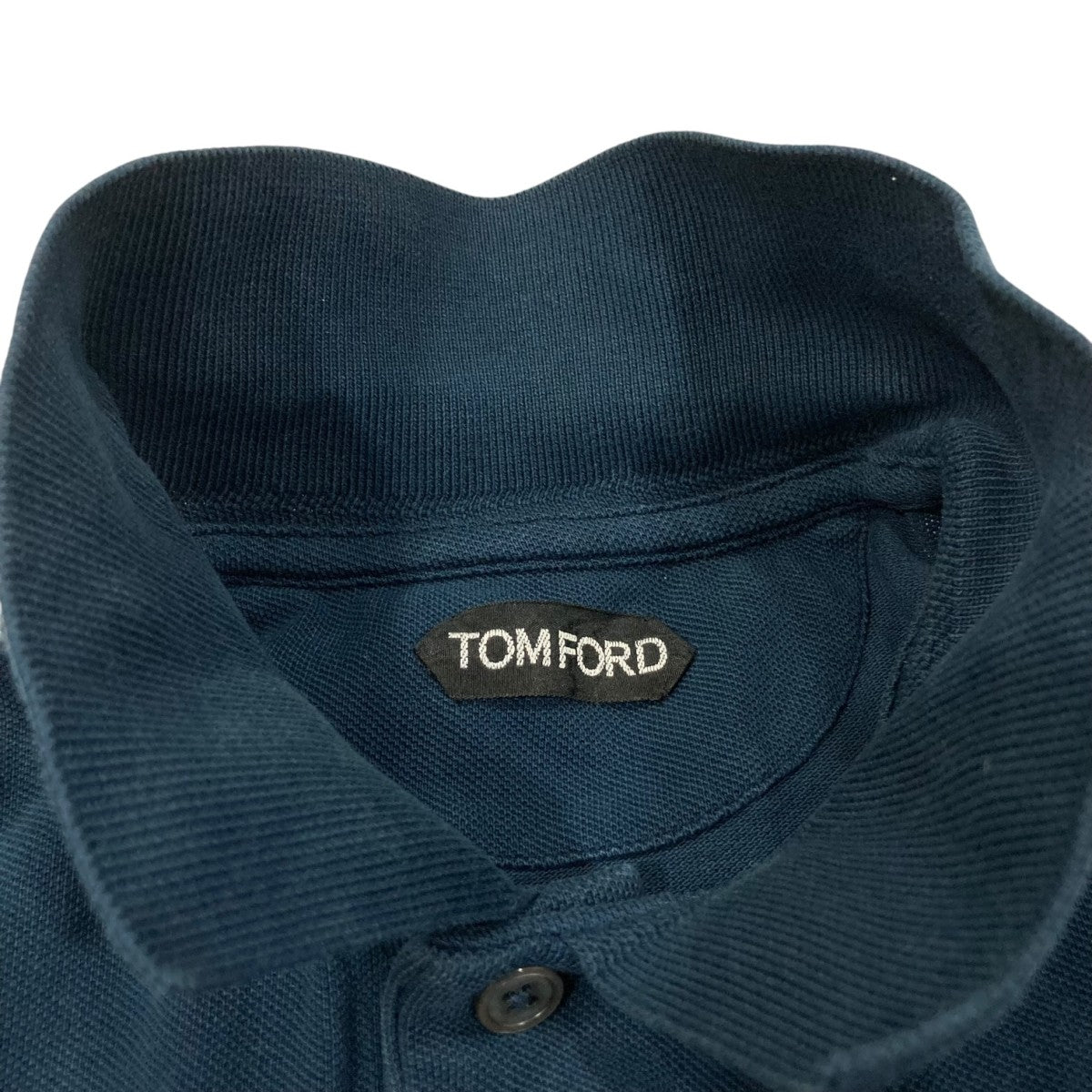美品】TOM FORD トムフォード ネイビー ポロシャツ 50サイズ