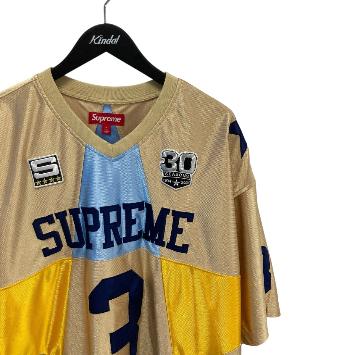 Supreme Stars Football Jersey 新品未開封 ゴールド supreme(シュプリーム) Star Football JerseyTシャツ ゴールド