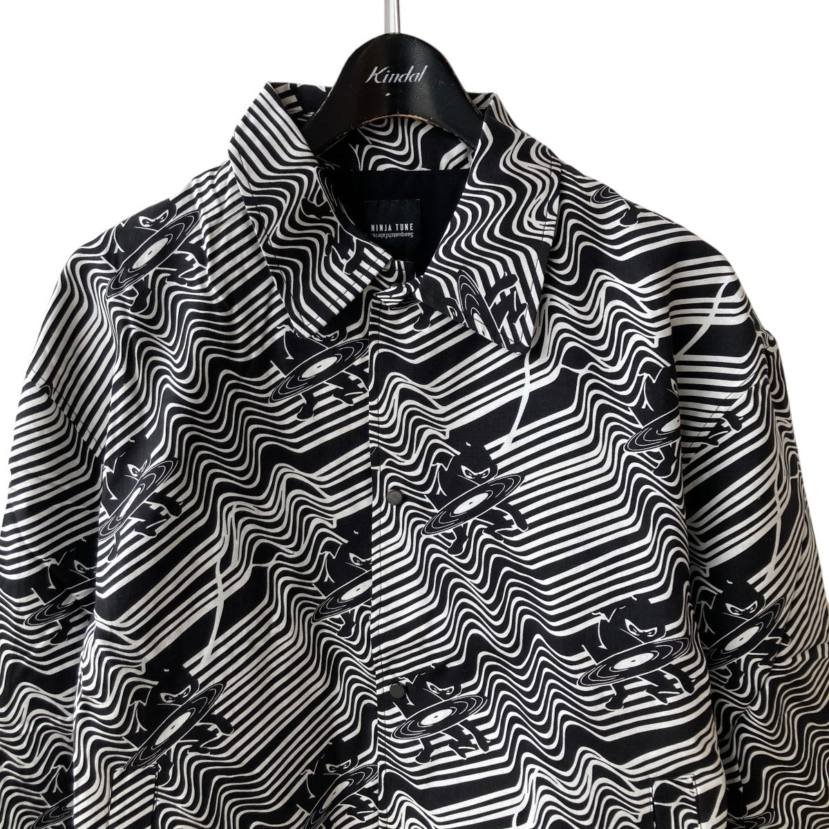 SASQUATCHfabrix．×Ninja Tune 総柄コーチジャケット21SS-JKL