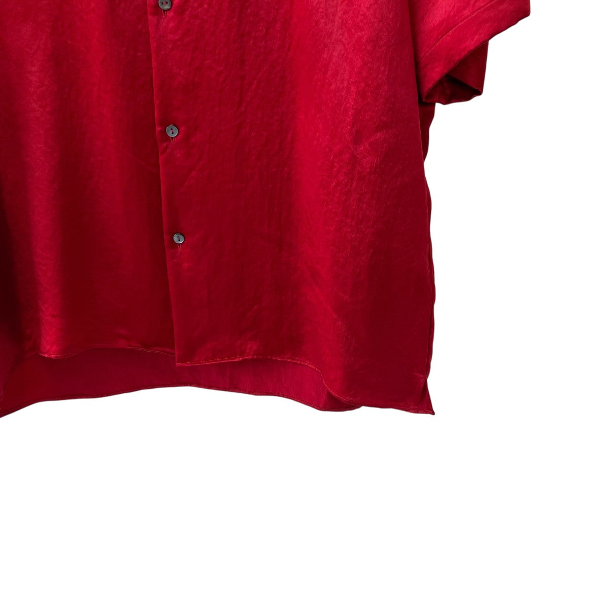 GUCCI ロゴ入り赤色シャツ GUCCI(グッチ) 19SSEmbroidered Bowling Shirts Redボウリング