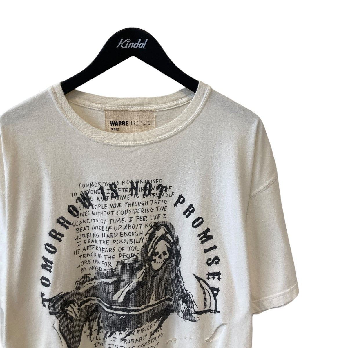WARREN LOTAS(ウォーレンロータス) ダメージ加工Tシャツ