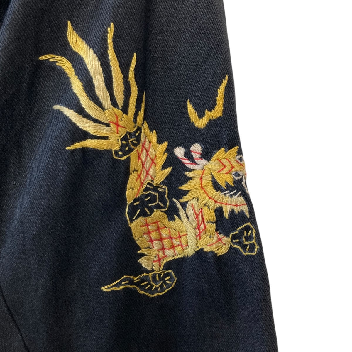 ヴィンテージの60s タイガー ドラゴン刺繍 ベトジャンです。 VINTAGE アウター 古着・中古アイテム