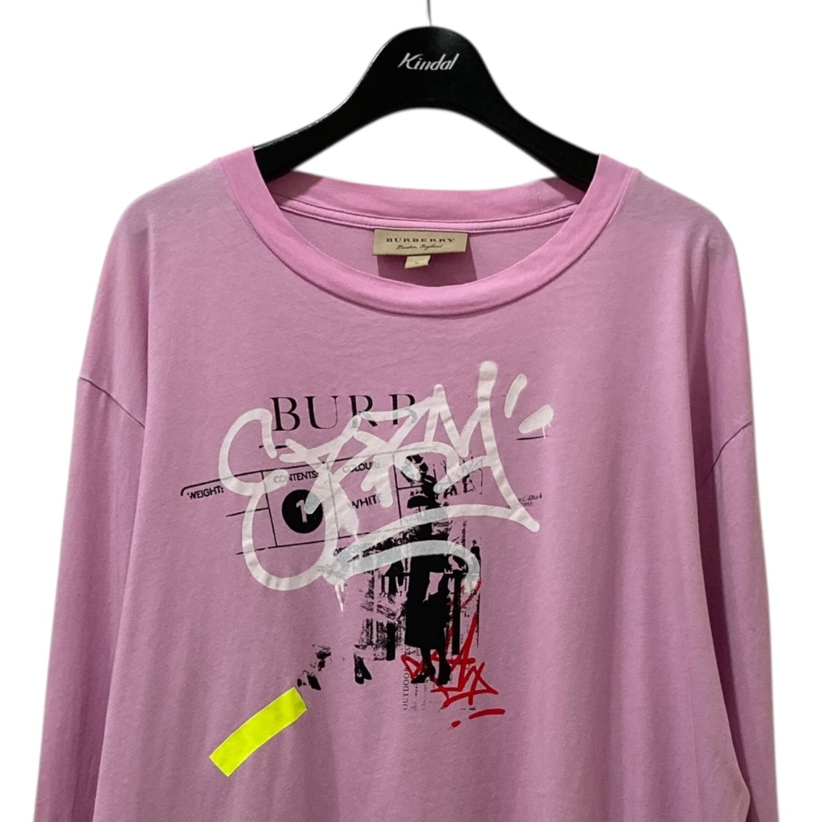 BURBERRY バーバリー　ロゴプリント Tシャツ　Lサイズ BURBERRY バーバリー ひし形 ロゴ プリント 半袖Tシャツ