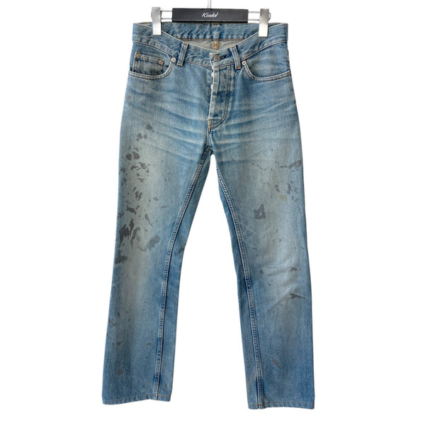 Helmut Lang インディゴ　ダブルニーデニム　サイズ28 Helmut Lang インディゴ ダブルニーデニム サイズ28 Helmut Lang