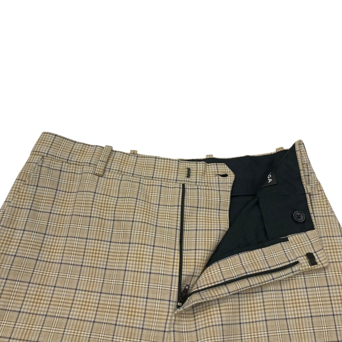 BALENCIAGA バレンシアガ チェック柄 ストレート スラックス パンツ バレンシアガ BALENCIAGA チェック ワイドスラックスパンツ