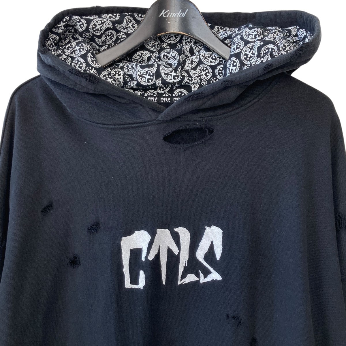 CVTVLIST(カタリスト) ダメージ加工 プルオーバーパーカー