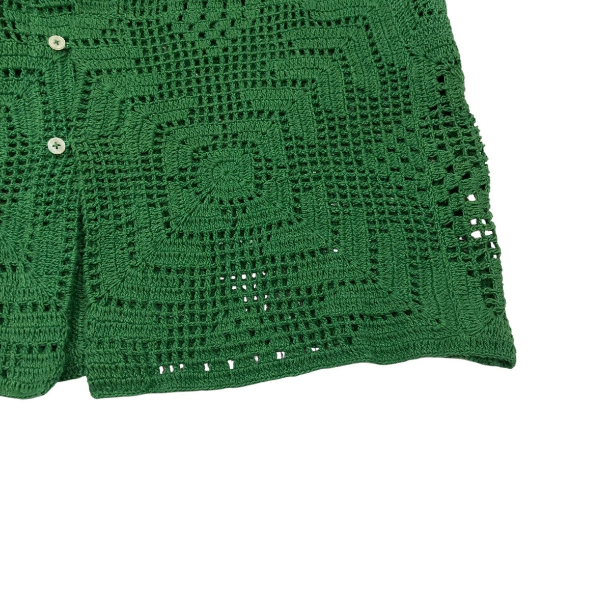 BODE(ボーディー) BODE CROCHET OVERSHIRT クロシェニットカーディガン 