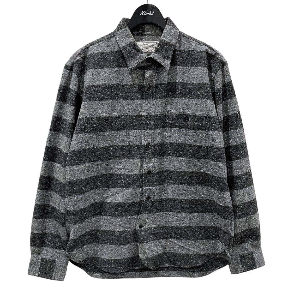 2XL 極美品 ショット 782-3123016 オンブレ チェック シャツ 黒 Amazon.co.jp: [Schott NYC] [ショット] OMBRE PLAID SS SHIRT