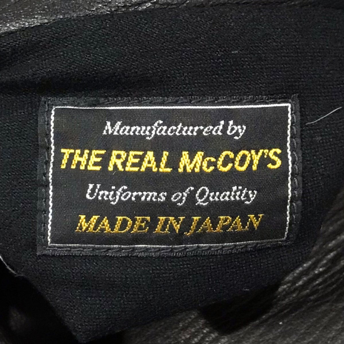 THE REAL McCOY'S(リアルマッコイズ) レザー切替ダウン