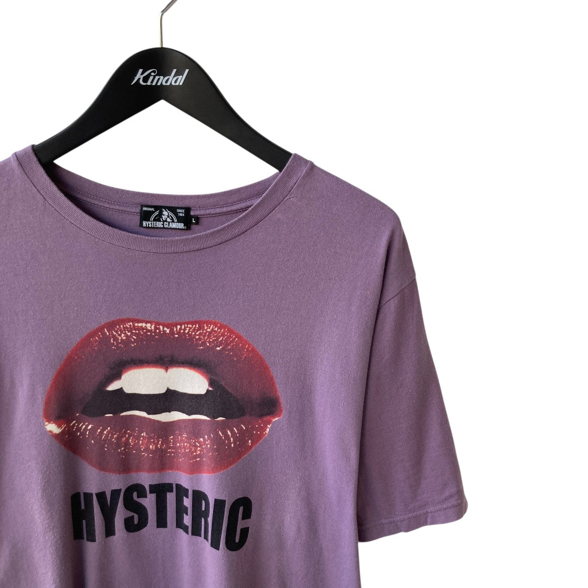 ヒステリックグラマー Tシャツ パープル　新品、未使用 HYSTERIC GLAMOUR - GOOD VIBRATION Tシャツ / パープル | Tempt