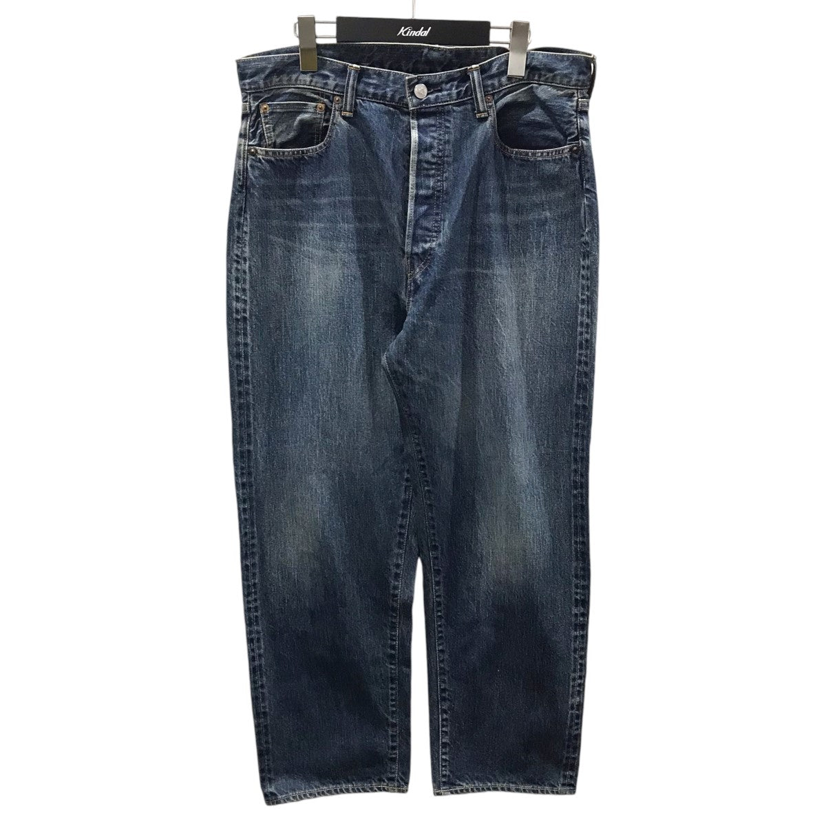 A．PRESSE(アプレッセ) 加工デニムパンツ Washed Denim Wide