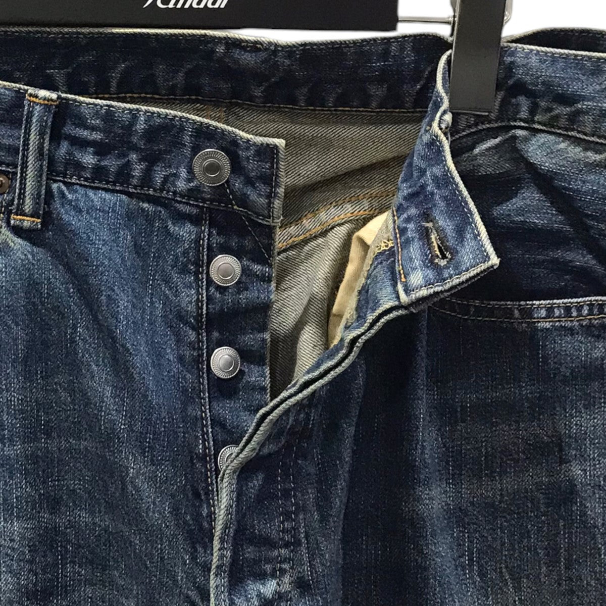 A.PRESSE(アプレッセ) 加工デニムパンツ Washed Denim Wide A.PRESSE(アプレッセ) 加工デニムパンツ Washed Denim Wide