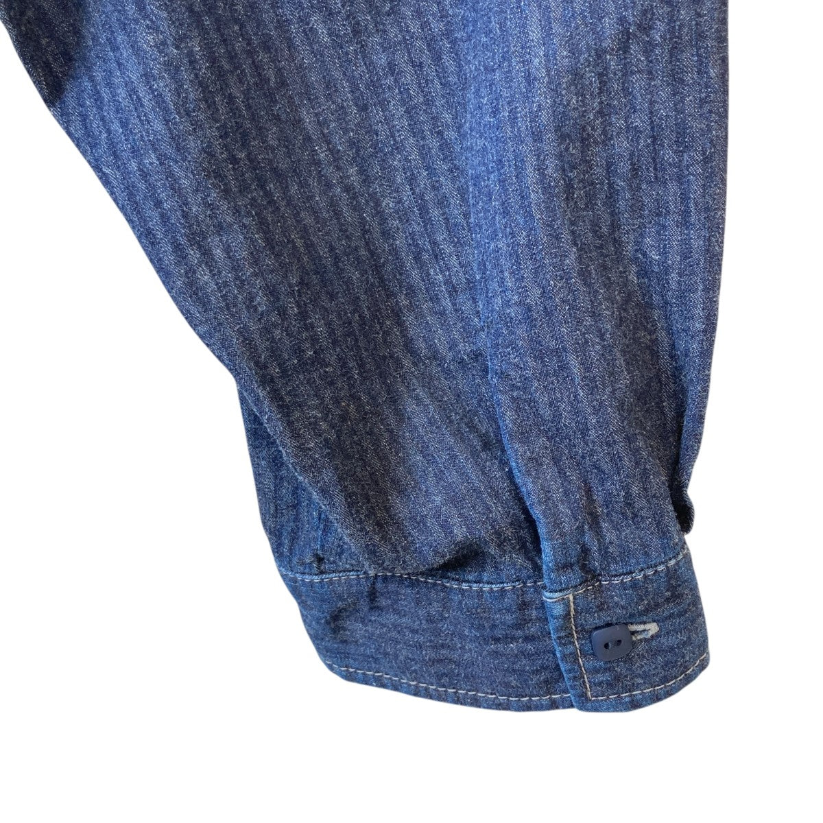 DENIM MOCK NECK H/S TEE / INDIGO Lサイズ DENIM MOCK NECK H/S TEE / INDIGO Lサイズ