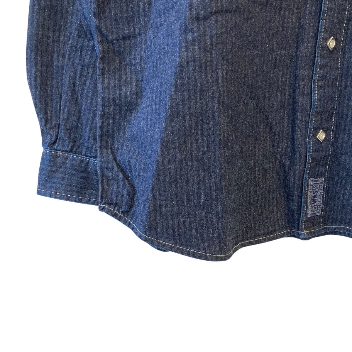 TENDERLOIN SADDLEMAN SHT テンダーロイン シャツ XS TENDERLOIN(テンダーロイン) DENIM HB SHT SNAP BUTTONシャツ